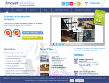 Tablet Screenshot of anayetmundus.com